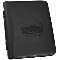 Conference Ring Folio with Notepad - Debossed