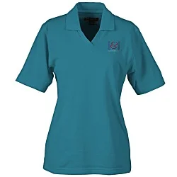 Superblend Johnny Collar Pique Polo- Ladies'
