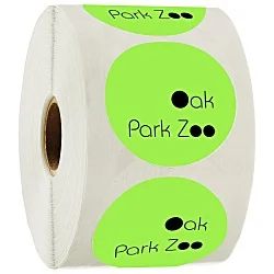 Sticker by the Roll - Circle - 2"