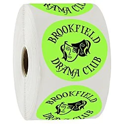 Sticker by the Roll - Circle - 2-1/2"