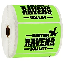 Sticker by the Roll - Rectangle - 3" x 4"