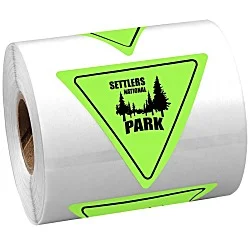 Sticker by the Roll - Triangle - 2" x 2-1/4"