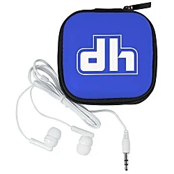 Colour Top Case with Ear Buds