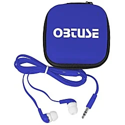 Colour Top Case with Colourful Ear Buds