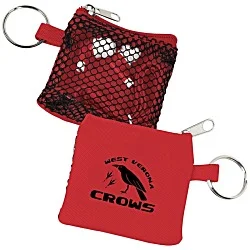 Sporty Pouch with Colourful Ear Buds