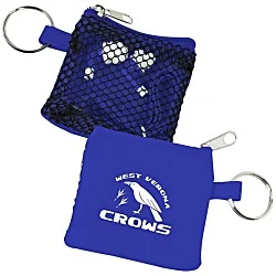 Sporty Pouch with Colourful Ear Buds
