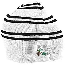Multi-Stripe Knit Beanie
