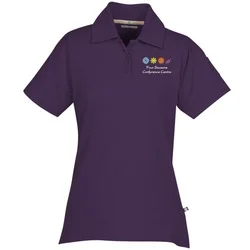 Ringspun Combed Cotton Jersey Polo - Ladies'