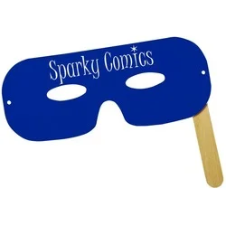 Lone Ranger Mask on a Stick - Colours