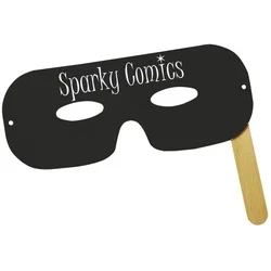 Lone Ranger Mask on a Stick - Colours