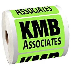 Sticker by the Roll - Rectangle - 2-3/4" x 3-3/4"