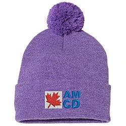 Pom Pom Cuffed Toque