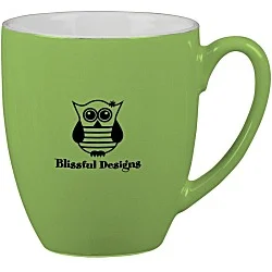 Duo-Tone Bistro Ceramic Mug - 16 oz.
