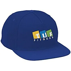 Yupoong Five Panel Wool Blend Snapback Cap