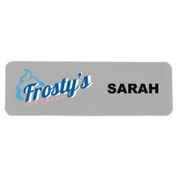 Charleston Name Badge - 1" x 3" - Jeweler's Pinback