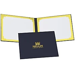 Double Award Folder - Foil Corners