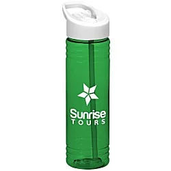Halcyon Water Bottle with Flip Straw - 24 oz