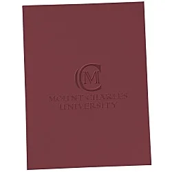 Embossed Linen Paper Folder