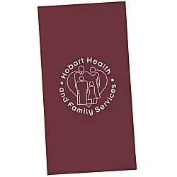 Linen Paper Two-Pocket Mini Folder - 9-1/2" x 5"