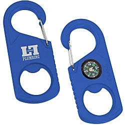 Koozie® 2-in-1 Carabiner Bottle Opener