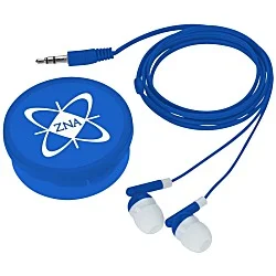 Colourful Ear Buds with Traveler Case