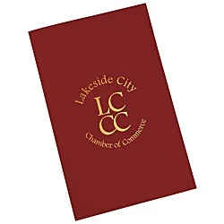 Foil Stamped Legal Pocket Folder - Linen