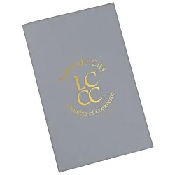 Foil Stamped Legal Pocket Folder - Linen