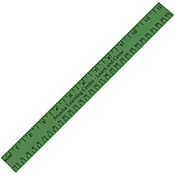 12" Enamel Wood Ruler