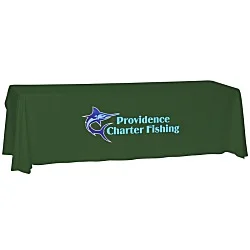 Laser Edge Open-Back Table Throw - 8'