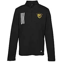 adidas 3-Stripes Double Knit 1/4-Zip Pullover