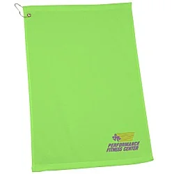 Golf Towel with Grommet and Clip