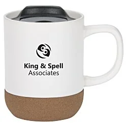 Evora Coffee Mug with Cork Base - 11 ounces