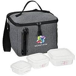 Oval Portion Control Lunch Set