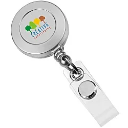 Full Colour Retractable Badge Holder with Slip Clip