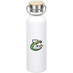 Accord Vacuum Bottle with Wood Lid - 21 oz. - Full Colour