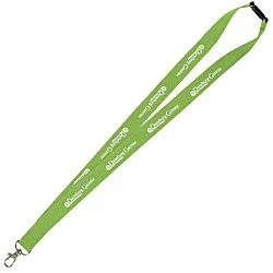 Lanyard with Metal Lobster Clip - 3/4 inch - 24 hr