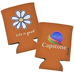 Life is Good Koozie® Can Cooler - Full Colour - Daisy