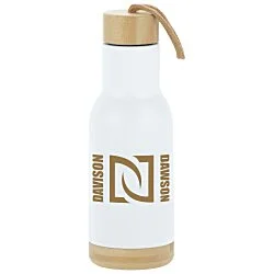 Arya Vacuum Bottle with Bamboo Trim - 16 ounces