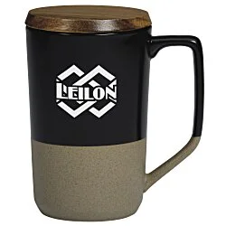 Valencia Ceramic Mug with Lid - 16 oz. - 24 hr