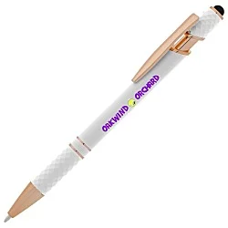 Rita Soft Touch Facet Stylus Metal Pen - Full Colour