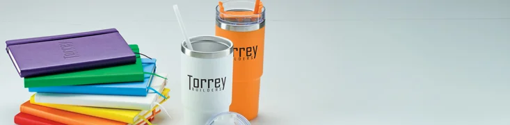 Business Gifts that includes an notebook and reusable water bottle