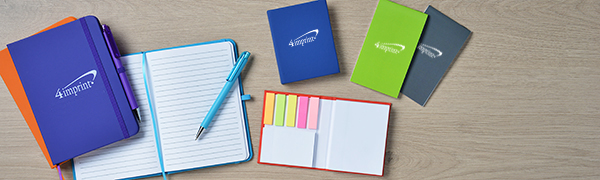 TaskRight products that include a pen, notebook and sticky memo set