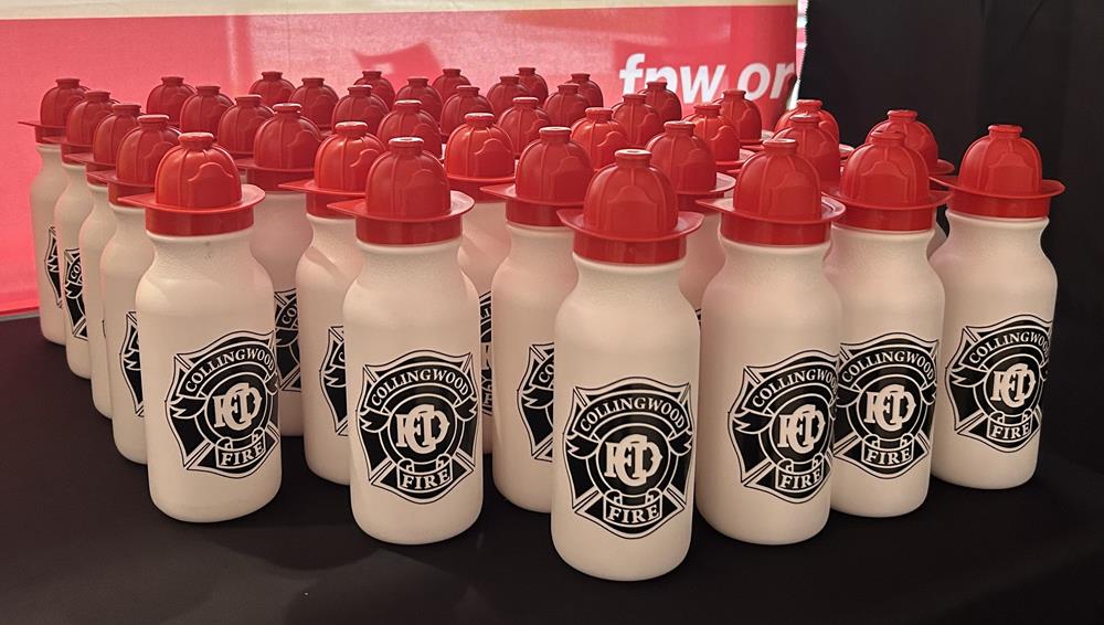 Customer photo from Jeff, a group of white bottles with red caps